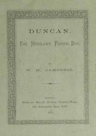 Duncan, the Highland fisher-boy