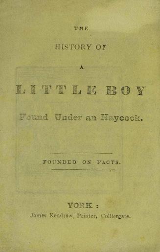 The history of a little boy found under an haycock : founded on facts