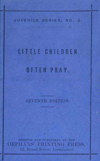 Little children often pray