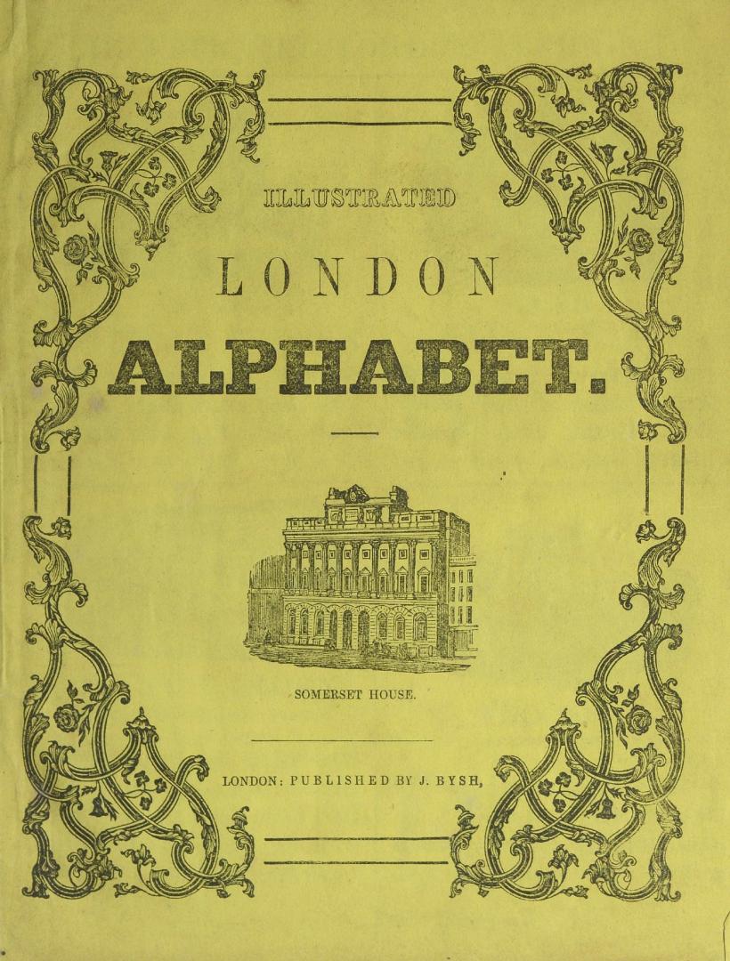 Illustrated London alphabet