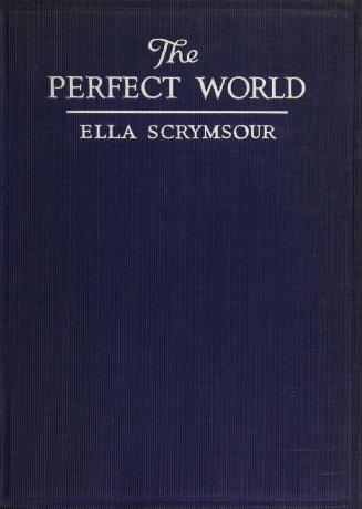 Book cover: Navy blue cloth with the title and author written at the top in white ink. 