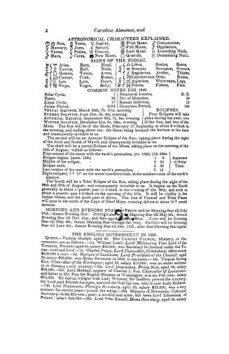 The Caroline almanack, and American freeman's chronicle, for 1840
