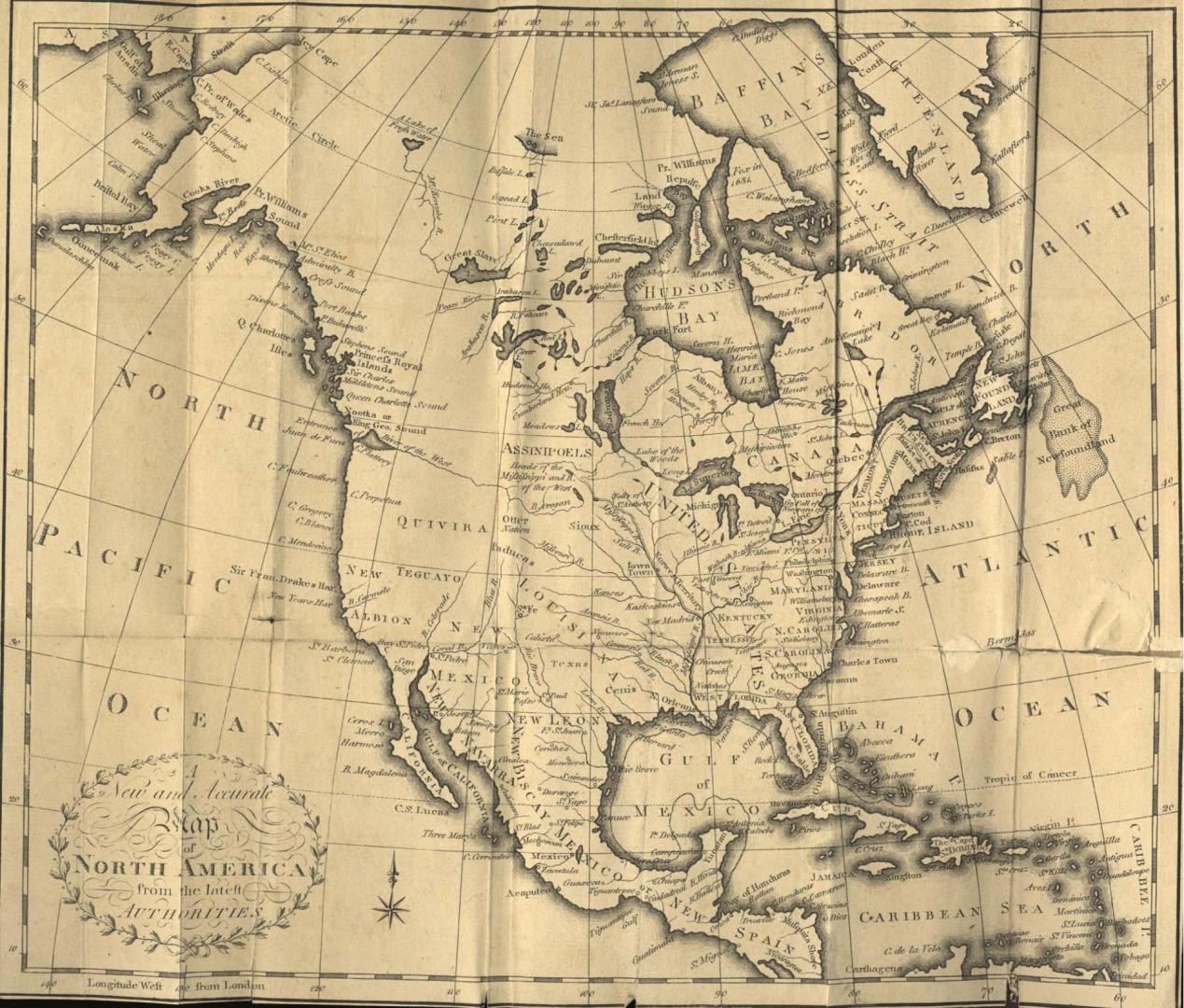 The history of North America and its United States, including also a distinct history of each individual state, its manners and customs, trade, commer(...)
