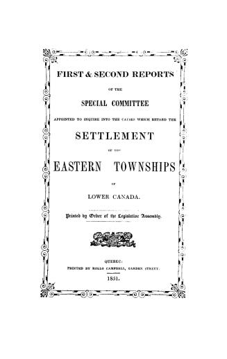 First & second reports
