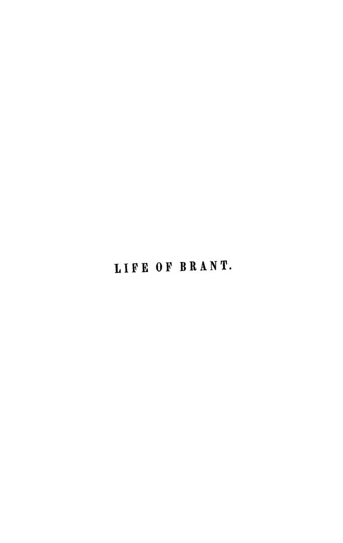 Life of Joseph Brant-Thayendanegea,