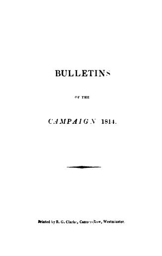 Bulletins of the campaign