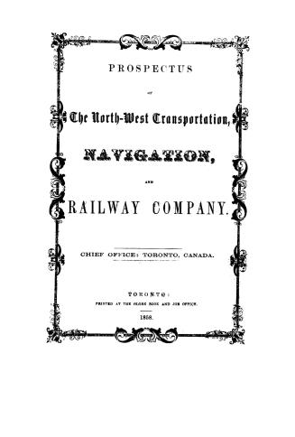 North-West Transportation, Navigation and Railway Company