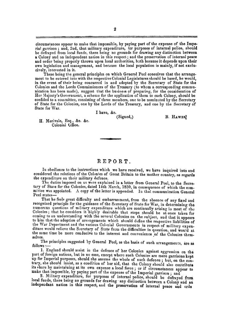Reports of Messrs. Godley Hamilton and Elliot, Imperial commissioners appointed to report on the subject of colonial defences in 1859, and the Report (...)