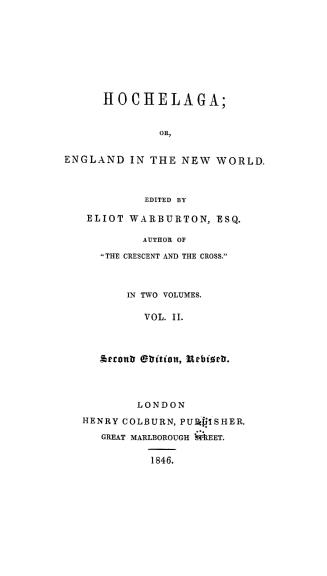 Hochelaga, or, England in the New world
