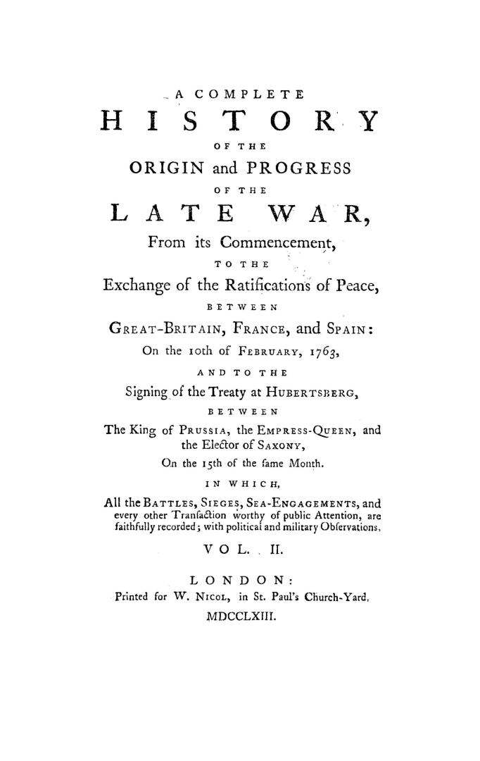 A complete history of the origin and progress of the late war, from its commencement to the exchange of the ratifications of peace between Great Brita(...)