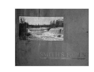 Photographic view album of Smith's Falls, Ontario