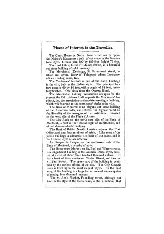 The Ottawa Hotel. : Great St. James Street, Montreal. Sam. Browning, proprietor