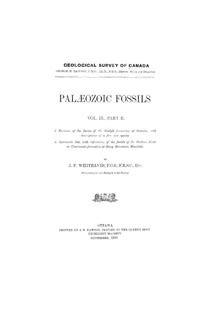 Paleozoic fossils