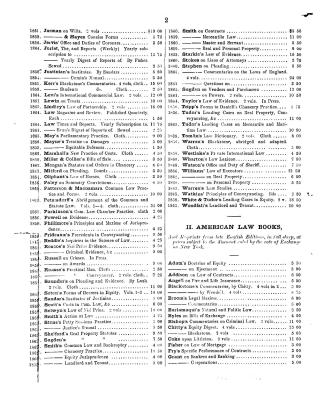 A selected catalogue and price list of law publications