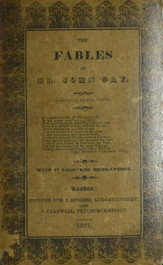 The fables of Mr. John Gay : complete in two parts