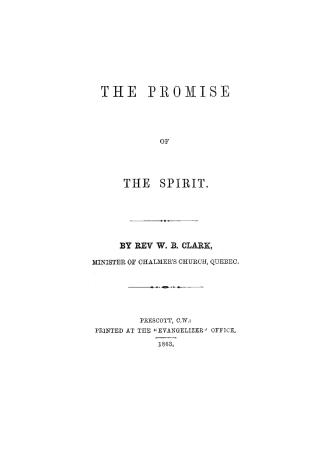 The promise of the spirit