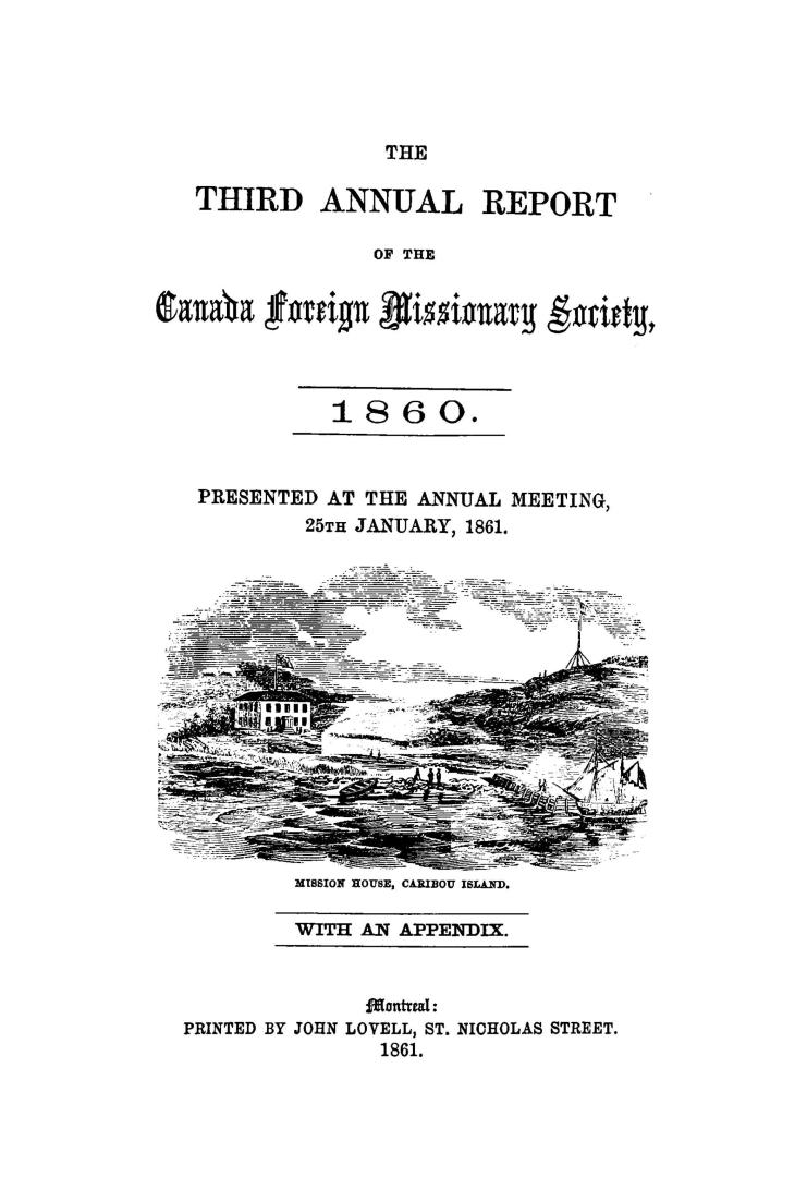 The...annual report...Presented at the annual meeting