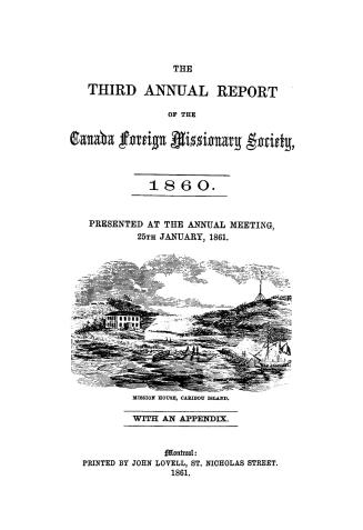 The...annual report...Presented at the annual meeting
