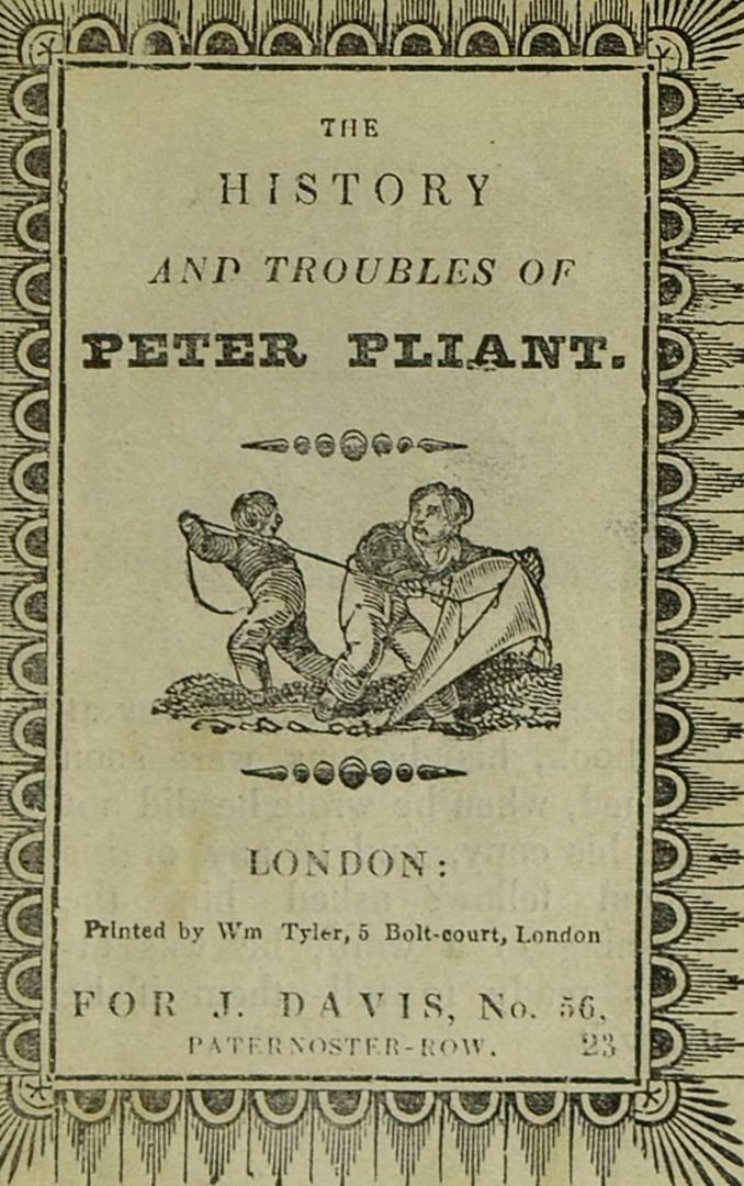 The history and troubles of Peter Pliant.