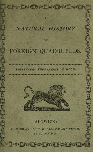 A natural history of foreign quadrupeds