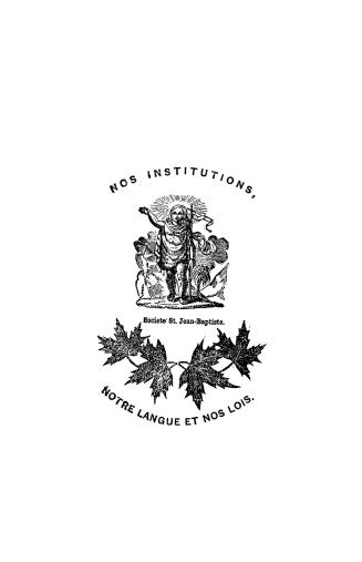 Statuts de la Société St. Jean-Baptiste de la cité de Québec. fondée le 16 Août, 1842, et incorporée par Acte du Parlement le 30 mai, 1849