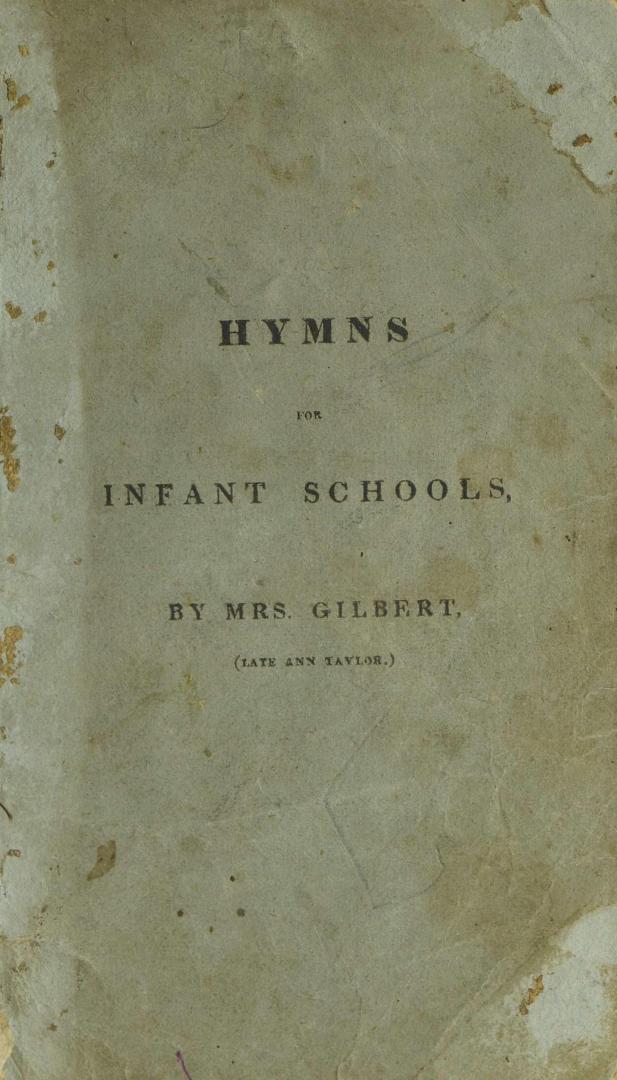 Hymns for infant schools Second edition