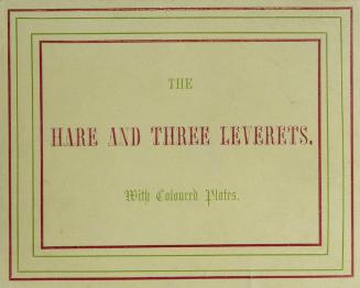 The hare and three leverets : a moral story