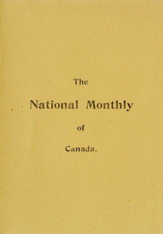The National Monthly of Canada, January 9th, 1902