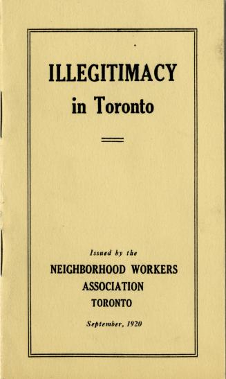 Illegitimacy in Toronto