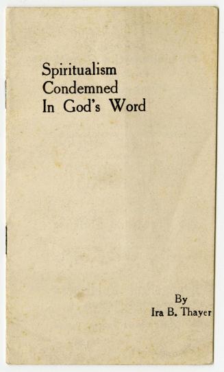 Spiritualism condemned in God's word