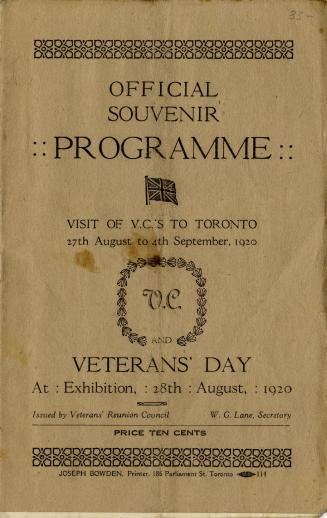 Official souvenir programme