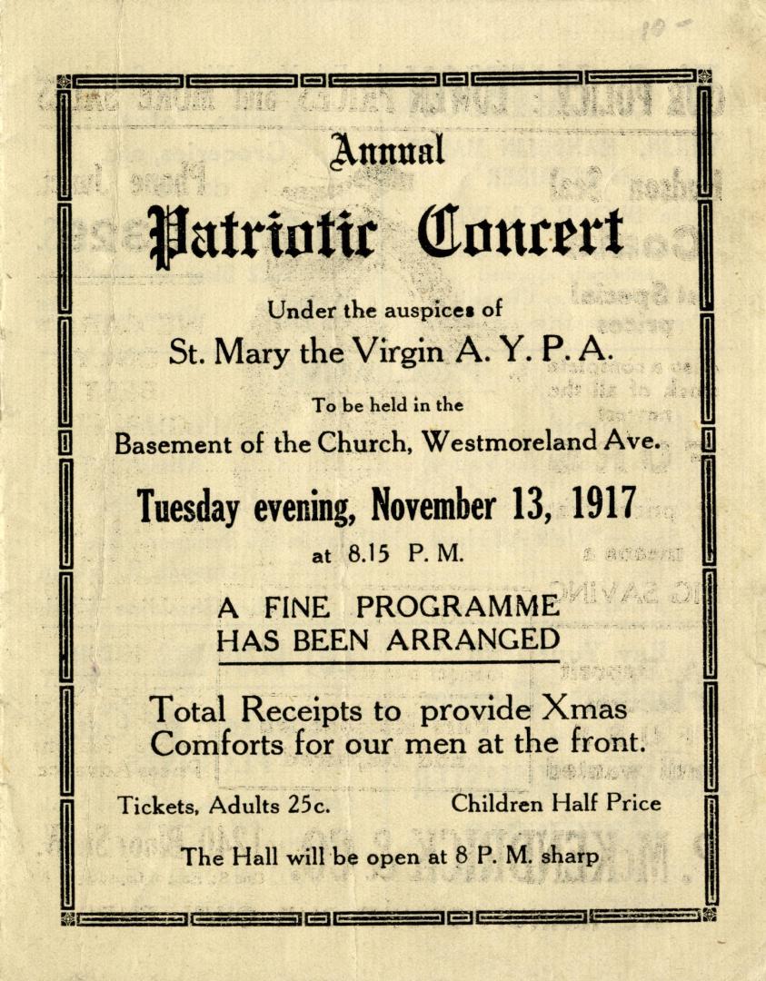 Annual patriotic concert under the auspices of St