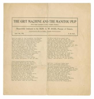 The Grit Machine and the Manitou Pup