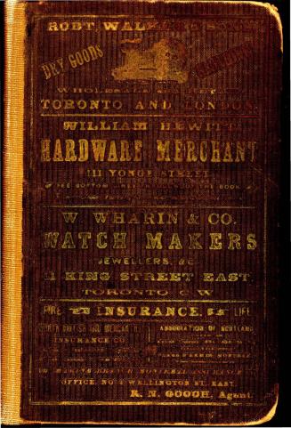 Mitchell & Co.'s general directory for the city of Toronto, and gazetteer of the counties of York and Peel for 1866