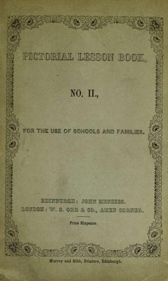 Pictorial lesson book. No. II : for the use of schools and families