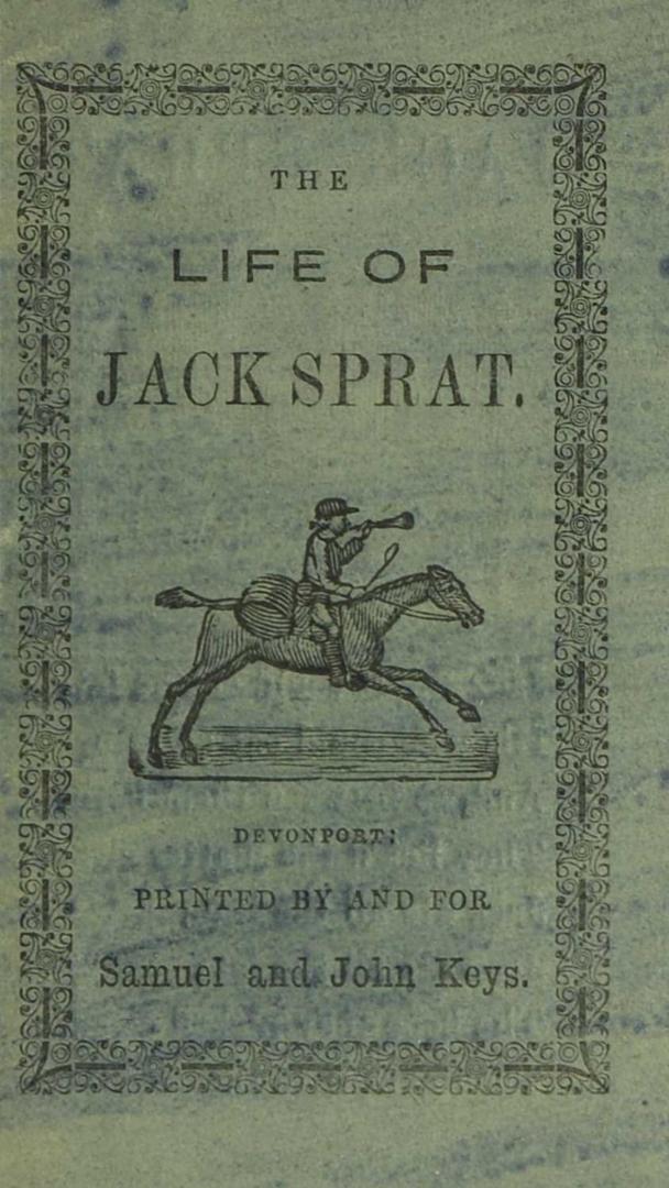 The life of Jack Sprat