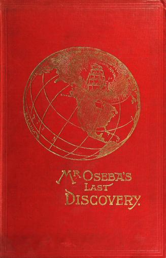 Red book cover depicting a globe drawn in gold. Title written in gold.