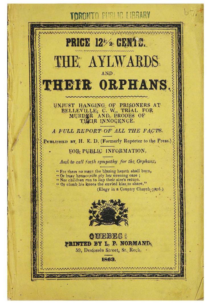 The Aylwards and their orphans