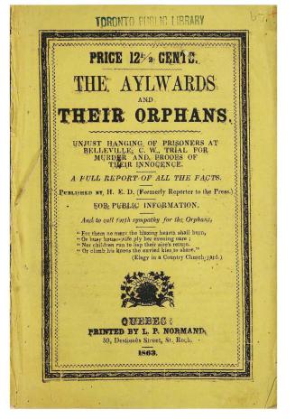 The Aylwards and their orphans