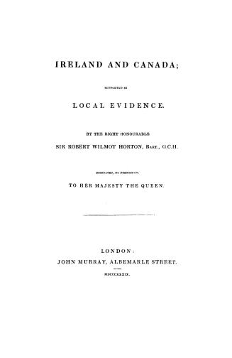 Ireland and Canada, supported by local evidence