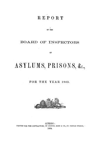 Report of the Board of Inspectors of Asylums, Prisons, &c
