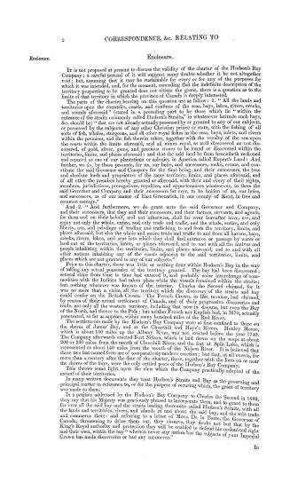 Hudson's Bay Company. Return to an address of the Honourable The House of Commons, dated 29 May 1857.--for, a ''Copy of the letter addressed by Mr. Ch(...)