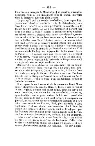 Mémoire de Bougainville sur l'état de la Nouvelle France à l'époque de la guerre de sept ans (1757)