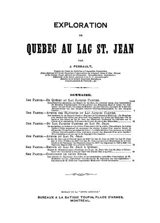 Exploration de Québec au lac St