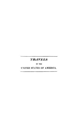 Travels in the United States of America, and part of Upper Canada