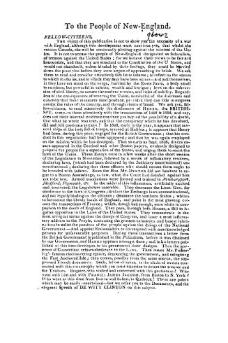 The Essex Junto and the British spy, or, Treason detected