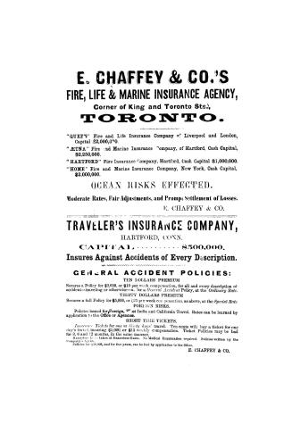 Annual statement of the trade of Toronto for the year ended December 31