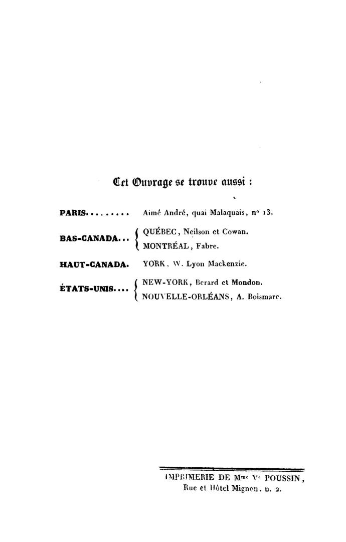 Tableau statistique et politique des deux Canadas