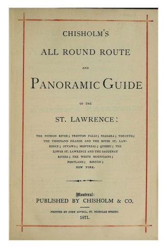 All round route and panoramic guide of the St