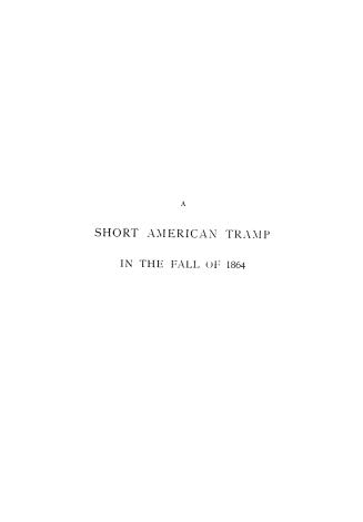 A short American tramp in the fall of 1864